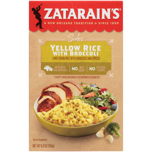 Zatarain's® Yellow Rice with Broccoli Rice Side, 6.900 oz