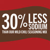 McCormick® 30% Less Sodium Chili Mild Seasoning Mix, 1.25 oz