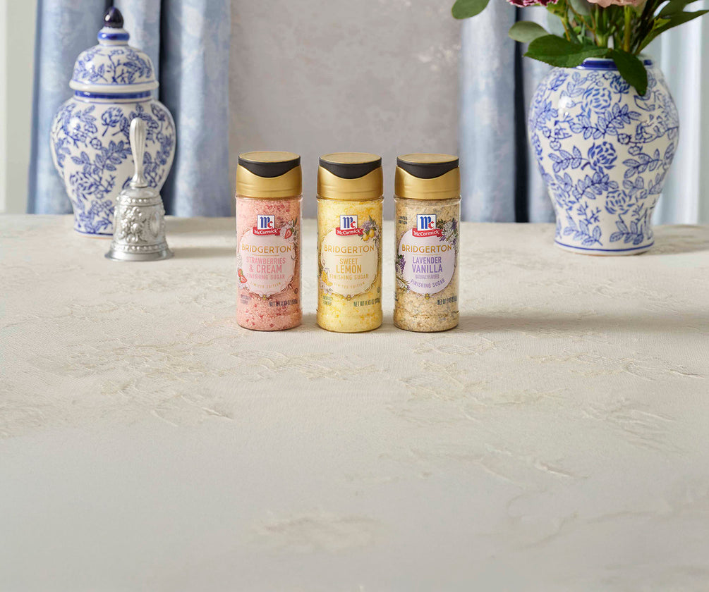 mccormick x bridgerton finishing sugars