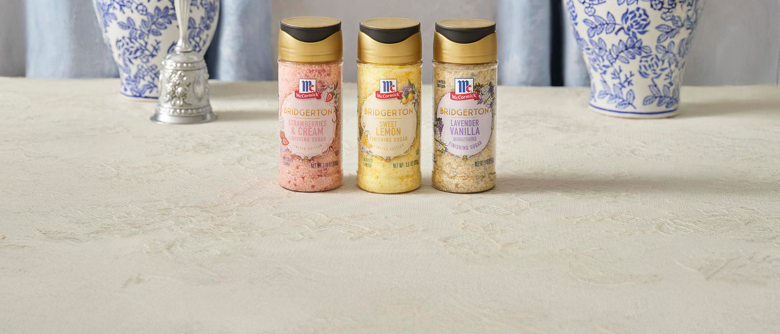mccormick x bridgerton finishing sugars