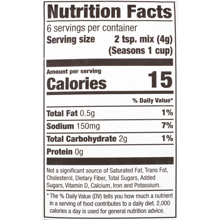 McCormick® Garlic Butter Shrimp Scampi, 0.87 oz (6-Pack)