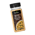 McCormick Gourmet Brown Butter & Roasted Garlic seasoning jar on a white background