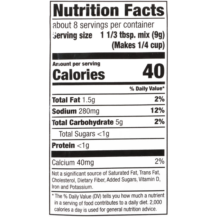 McCormick® Sausage Flavor Country Gravy Seasoning Mix, 2.64 oz (6-Pack)