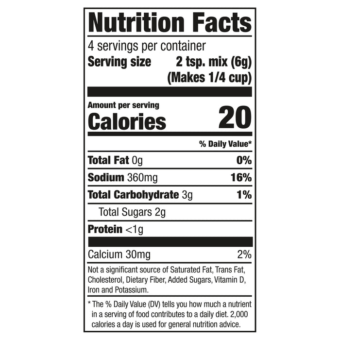 McCormick® Lemon Naturally Flavored Herb Butter Sauce Mix, 0.87 oz