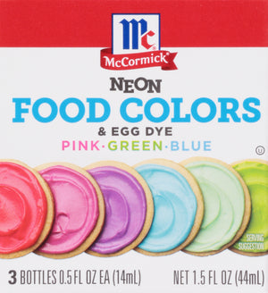 McCormick® Neon Food Colors & Egg Dye, 1.5 fl oz