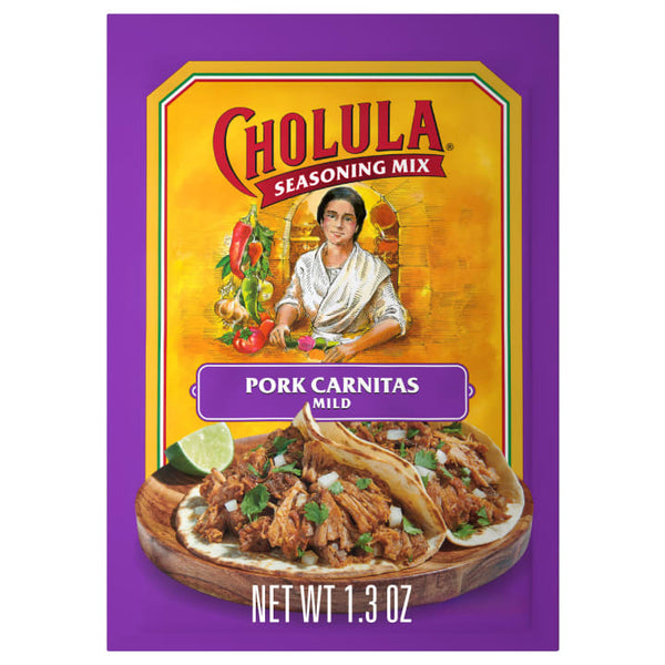 Cholula® Pork Carnitas - Mild Seasoning Mix, 1.3 oz (6-Pack)
