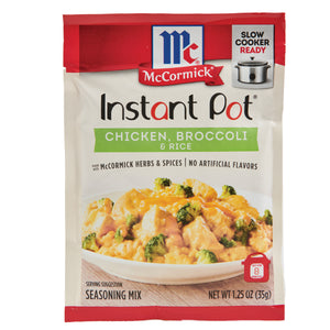 McCormick® Chicken, Broccoli and Rice Instant Pot Seasoning Mix, 1.25 oz