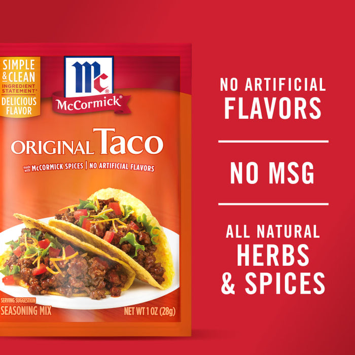 McCormick® Original Taco Seasoning Mix, 1 oz (6-Pack)