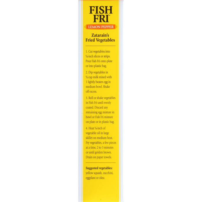 Zatarain's® Lemon Pepper Fish Fri, 12 oz