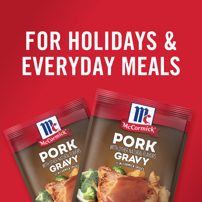 McCormick® Pork Gravy Seasoning Mix, 0.87 oz (6-Pack)
