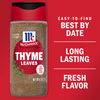 McCormick® Whole Thyme Leaves, 0.75 oz