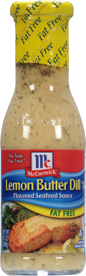 McCormick® Golden Dipt® Lemon Butter Dill Fat Free Seafood Sauce, 8.7 fl oz