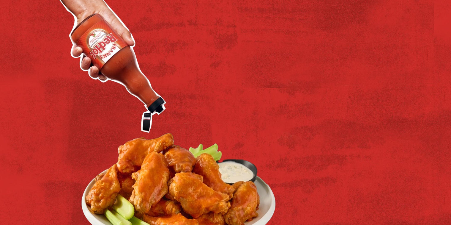 wings and red background