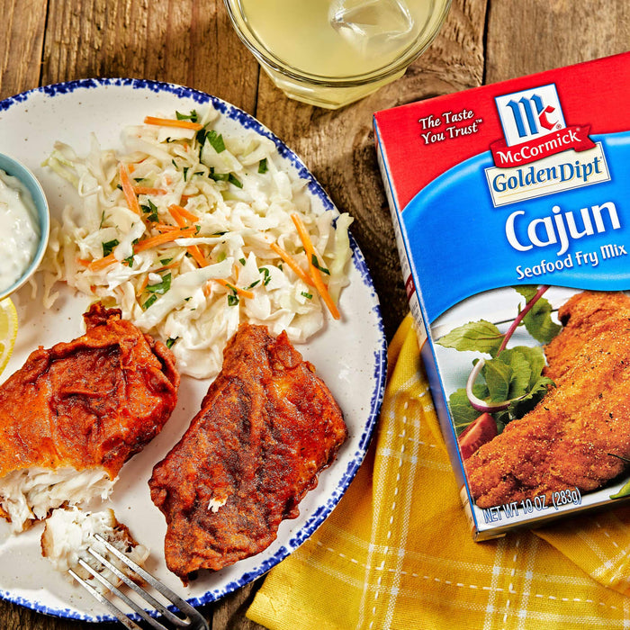 McCormick® Golden Dipt® Cajun Style Seafood Fry Mix, 10 oz