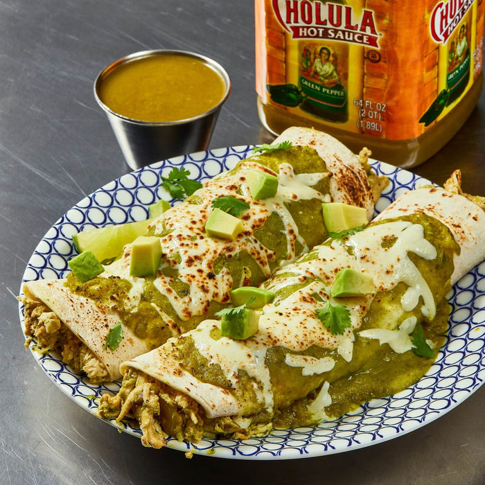 Cholula Green Pepper Hot Sauce, 64.0 fl oz