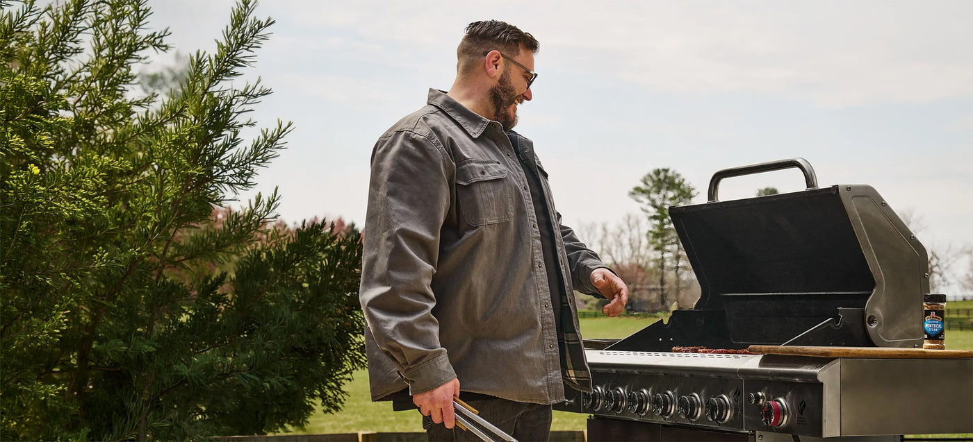 jordan at the grill