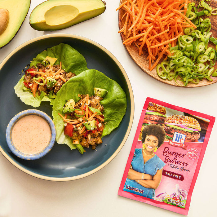 McCormick® Salt Free Burger Business by Tabitha Brown Seasoning Mix, 1 oz (6-Pack)