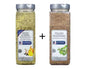 Two seasoning jars labeled 'Lemon & Pepper' and 'Italian Seasoning' on a white background.