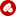Red circle with a white logo in the center