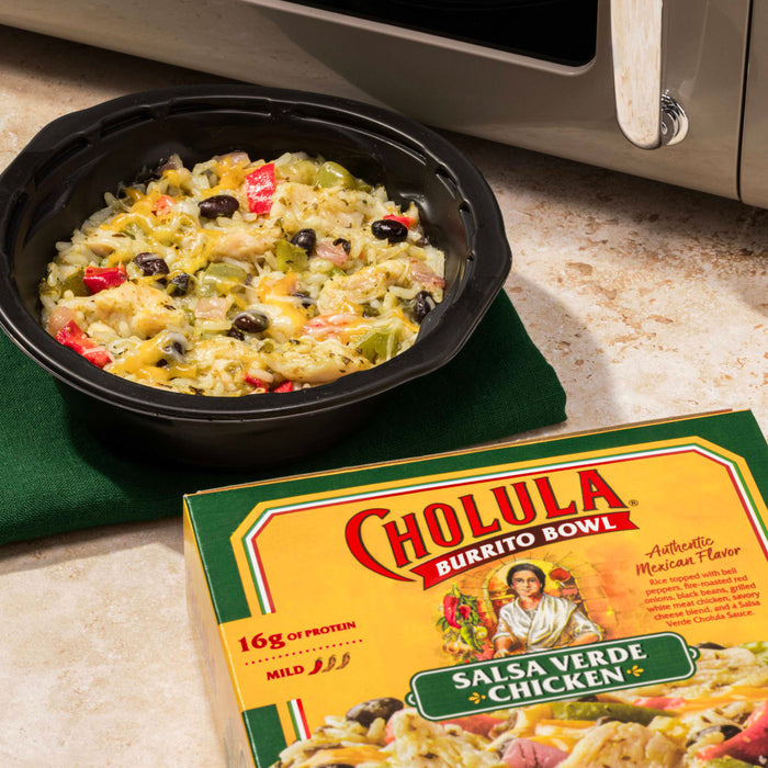 Cholula® Salsa Verde Chicken Frozen Burrito Bowl, 9 oz