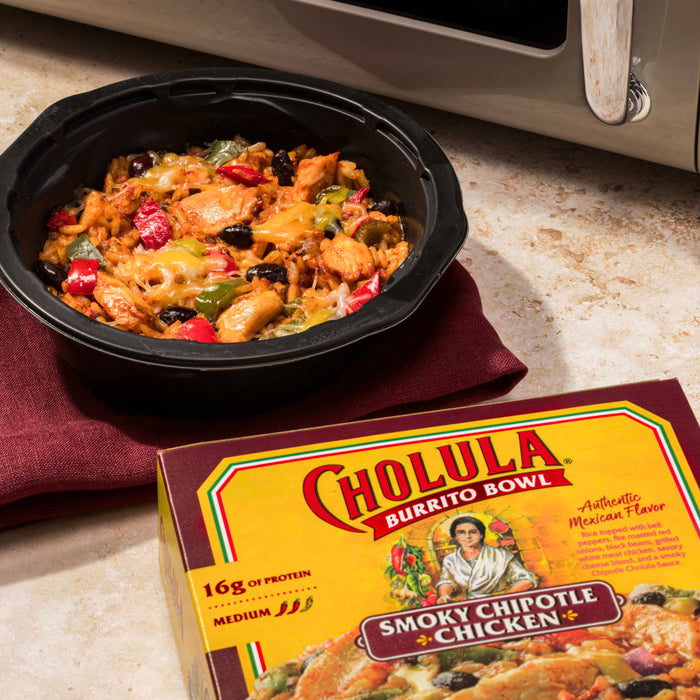 Cholula® Smoky Chipotle Chicken Frozen Burrito Bowl, 9 oz
