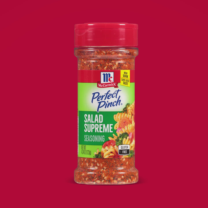 New Look, Same Great Taste Salad Supreme Seasoning