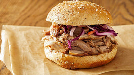 slow cooker pulled pork bbq sandwich