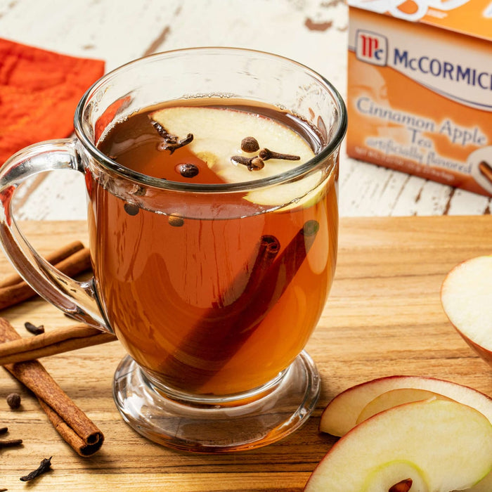 McCormick® Cinnamon Apple Tea 25 Count Box, 1.23 oz
