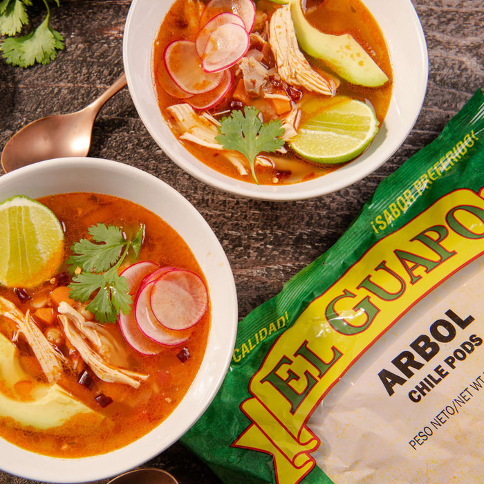 El Guapo® Whole Arbol Chili Pods (Chile De Arbol Entero), 2 oz