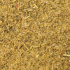 A close-up of a mixture of herbs and spices.