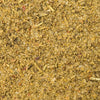 A close-up of a mixture of herbs and spices.