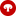 Red circle with a white logo in the center