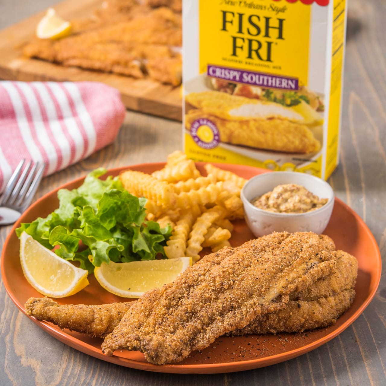 brunch box fish fry Zatarain's® Crispy Southern Fri Color:Bluetreuse Abu Ambassadeur 5000C reel Rod and Reel Cases